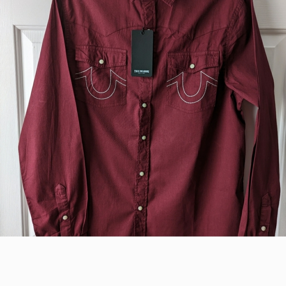 True Religion Western Snap Button Down